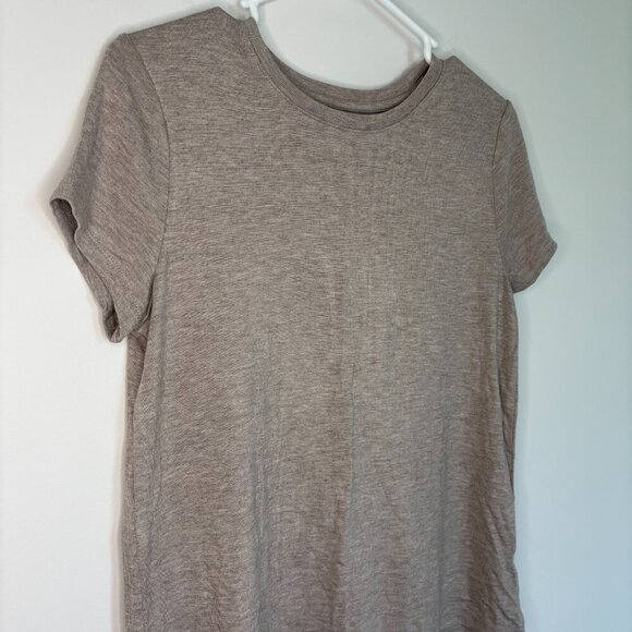 A NEW DAY NEW Beige Tee Womens S Short Sleeve Stretch Soft - Picture 1 of 6